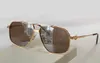 Lunettes de soleil pilotes monture en métal doré lentille vert clair lunettes de soleil accessoires lunettes de soleil pour hommes lunettes de soleil de mode occhiali da sole uv400 prote6706816