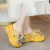 Slippers 9 cm Super hoge hakken slippers vrouwen platformschoenen comfortabele wiggen voor sandalen zomer vrouw220308