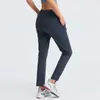 L-110 Kobiety Damskie Stroje Spodnie Luźne Stroje Legowe Wytrwale Elastyczne Pasek z Pocket Drap Sports and Leisure Joggers Wicking