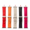 Bracelet de montre de créateur Apple Watch 2 3 4 5 montres 38mm 44mm 42mm Marque Bracelets intelligents Montre en cuir 7 6 5 Bracelet de mode