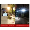 Household Sundries Smart Outdoor Waterproof Garden Lights People Walking Light Off Human Body Induction 100LED Solar Small Wall Light XG0154