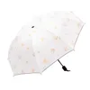 Folding 2019 New Wind Resistant Umbrella Men Women Luxury Romantic Cherry blossoms Big Windproof Umbrellas Black Coating 8Ribs Parasol