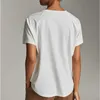 Zatrzącym latem Solid Color Top Simple Odzież O-Neck Tee Koszulka Femme Krótki Rękaw Bawełniany Koszulka Camisetas Verano Mujer 210719