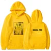 Banan fisk mode animation hoodies pullovers toppar unisex kläder y211118