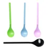 Disposable Plastic Spoon Flatware Long Handle Soup Spoons Dessert Cake Jelly Pudding Ice Cream Tool for Kitchen