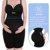Maternity Shapewear High Waist Abdomen Support Shorts Seamless Graviditet Underkläder Tummy Control Slimming Panties Body Shaper 211112