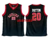 # Payton Sr Skyline High School Maglia da basket da uomo cucita nera Qualsiasi taglia 2XS-5XL Nome e numero Top