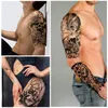 Metershine 36 feuilles épaule imperméable temporaire faux autocollants de tatouage d'imagerie unique ou Totem pour hommes femmes 39533653743722