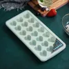 Flexible Silicone Ice Tray Bar 21 Grids Heart Round Square Shaped Ices Tube with Lid Durable and Dishwasher Safe