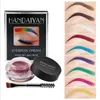 Handaiyan EyebrOw Enhancers à prova d 'água de creme de gel duradoura com escova cosméticos para cosplay Naturaleyes