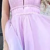 Damska Designer Slim Sukienki Boaned Kolor Długa Dress V Neck Sling Summer Casual Suknie Kobiet Odzież