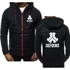 Новые Мужчины Hoodie Осень Defqon 1 Rock Hip Hop Streetwear Мужчины Молния Толстовки Молдовые Толстовки Мужские Печать Спортивные Худовые Куртка Мужчин