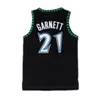 2023/24 #5 Anthony Edwards 32 Karl-Anthony Towns City Jerseys de basquete 21 Kevin Garnett Creme Retro camisa