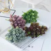 装飾的な花の花輪/バンドルパイナップルグラスプラスチック人工DIYギフトキャンディーボックスの家庭装飾用テーブルウェディングブライダル用