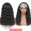 Pannband peruk mänsklig hårförsäljare kropp djup vattenvåg för svarta kvinnor rakt afro kinky curly ingen spetsmaskin tillverkade peruker brasilia6471334