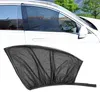 Gordijn Gordijnen 4 Pack Zomer UV-bescherming Auto Front Achterzijde Venster Zon Schaduw Anti-Mosquito Sunshade Net Mesh voor Sedan SUV MPV