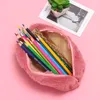 Pennväskor mode kawaii plysch fodral fast färgskolväskor väska brevpapper penna leveranser