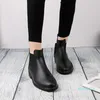 Top Snow Boot Stivale per adulti all'aperto Scarpe invernali alla caviglia Inginocchiarsi in pelle con stivali da pioggia antiscivolo da donna Stivale da donna grigio da uomo Moda ragazza