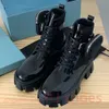 Botas de diseño Clásico Antideslizante Rois Martin Zapatos Nylon Militar Desierto Combate Botines cortos Forro de cuero Bolsa extraíble para mujer Alta calidad