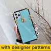 Fashion Designer Phone Cases For iPhone 14 Pro Max 13 14 plus 12 XR XS XSMax case PU leather shell Samsung Galaxy S20 S20U S20P NOTE 10 20U With lanyard