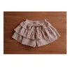 Summer children's cutout girls' multi-layer lace skirt pants kids shorts for girls summer 210702
