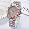 Iced out Watches Women Hip Hop Bling Diamond Mens Business Watch Alloy Quartz Fashion Ladies Wristwatch2871