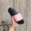 2021 New Men Women Sandals Shoes Slippers Print Slide Summer Wide Flat Slipper with Box Dust Bag 35--48