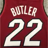 All embroidery BUTLER HERRO ADO WADE 22# 2021 maroon V-neck basketball jersey Customize men's women youth Vest add any number name XS-5XL 6XL Vest