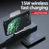 HY-18 15W Stand Wireless Charger 3 in 1 Chargle Chargle for Phone 11 Pro XR XS Max Samsung229C