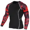 Mężczyźni biegający sport kompresja t shirt spodnie garnitury jogging dresowe zestawy męskie siłownia fitness trening sportswear trójniki topy legginsy y1221