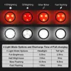 고품질 밝은 자전거 자전거 자전거 3 LED 헤드 프론트 라이트 4 모드 USB 충전식 테일 클립 라이트 램프 방수
