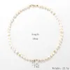 Real Freshwater Pearl Necklace Choker For Women Alphabet AZ Shell Letter Initial Buckle Gold Color Pendant Jewelry Gift220v8688777