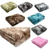 Coral Fleece Blanket Throw Winter Living Room Soft Double Thick Sofa Cover Lunch Break Blankets