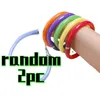 Stylos à bille 2pc bracelet stylo nouveauté flexible écriture boule papeterie bureau fournitures scolaires étudiant couleur aléatoire