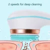 Electric Silicone Bath Brush Back Scrubber 4 Brush Heads USB Rechargeable Rotating Shower Massager with 2 Speeds Long Handle 210724