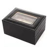 2/3/5/6/10 Slots PU Leather Watch Storage Boxes Organizer Mechanical Women Mens Watch Display Holder Cases Jewelry Gift