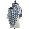 Br Blanket Scarf for plaid Black White Houndstooth Cashmere Warm Thick Long Pashmina Women Shawls and Scarves