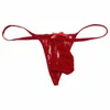 Mutande da uomo G-String Lingerie sexy T-Back maschio pizzo traspirante intimo uomo Sissy sospensorio perizoma tentazione mutandine251K