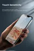 فيلم واقي الشاشة 9H لـ iPhone 15 Plus 14 Pro Max 7 6 8 Plus XR XS Glue Glue Clue Anti-Spcratch Pregded Case مع حزمة البيع بالتجزئة