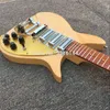Rare 527mm JOHN LENNON Natural 325 Pickguard Gold pour guitare électrique, longueur d'échelle courte, cordier Bigs Tremolo