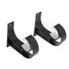 Other Home Decor 2Pcs/1Pair Aluminium Alloy Curtain Rod Bracket Pole Support Top Mounting