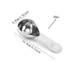 15ml 30ml Stainless Steel Measuring Spoon Children Milk Powder Spoons Baking Cake Measuring Tools Kitchen Seasoning Scoop BH6157 TYJ