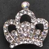 Crystal Crown Metal Charms Designer Croc Tillbehör Clog Sko Knapp Dekoration Lovely Little Bear Charm för Croc Shoes 0715