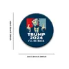 NOUVEAUTÉAutres Arts et Métiers Trump 2024 Insigne En Métal 12 Styles Pin Bouton Médaille Pour Le Président De L'Amérique RRB11765