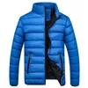 Mode Mannen Ultralight Lange Mouw Zipper Stand Kraag Winter Warm Slim Fit Dikke Bubble Down Coat Casual Jack Bovenkleding # 35