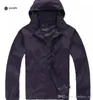 Sommer Damen Herren Marke Regenjacke Mäntel Outdoor Casual Hoodies Wind- und wasserdichte Sonnencreme Gesichtsmäntel Schwarz Weiß XS-XXXL