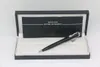 De olika stilarna Ballpoint Pen Black Body With Silver Snake Trim 7 Color School Office Stationery Writing Penns Perfect Gift