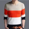 Maglione con scollo a V Pull Homme Maglione casual slim fit da uomo Pullover classico da uomo con scollo a V color block plaid cashmere maglioni di lana camicie MZM073 Y0907