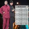 Qian Rainproof Professional Outdoor Raincoat Hidden Rainhat Thicker Mesh Lining Safety Reflective Tape Design Super Rainsuit 210320