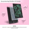 描画タブレット85Quot LCDライティングタブレットエレクトロニクスグラフィックボードペンキッズ付きの密集ポータブル手書きパッド8716778